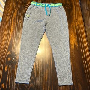 Girls Under Armour Loose HeatGear Athletic Pants Size YXLG Youth Large